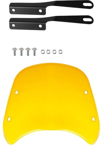 Universal Motosiklet Ön Cam Sıçrama Motosiklet Rüzgar Stili B (Yurt Dışından)