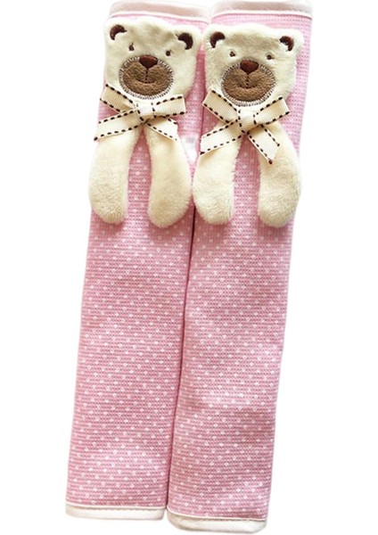 2pcs Buzdolabı Kapı Kolu Örtüler Dondurucu Buzdolabı Için Ayı Kapı Düğmesi Kapağı Pembe (Yurt Dışından)
