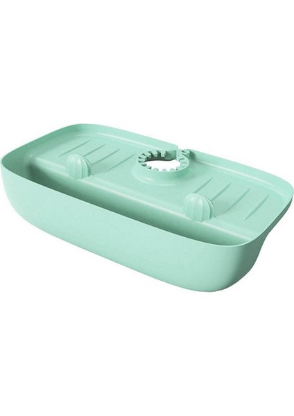 Silikon Musluk Sapı Yakalayıcı Tepsisi Sünger Drenaj Rafı Lavabo Organizatör Mavi (Yurt Dışından)