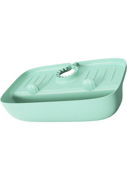 Silikon Musluk Sapı Yakalayıcı Tepsisi Sünger Drenaj Rafı Lavabo Organizatör Mavi (Yurt Dışından)