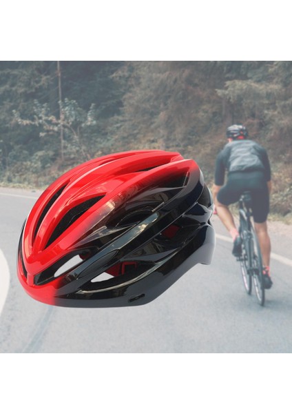 Unisex Biker Red Için Visor Kadınlarla Bisiklet (Yurt Dışından)