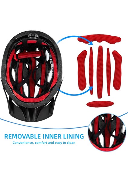 Unisex Biker Red Için Visor Kadınlarla Bisiklet (Yurt Dışından)