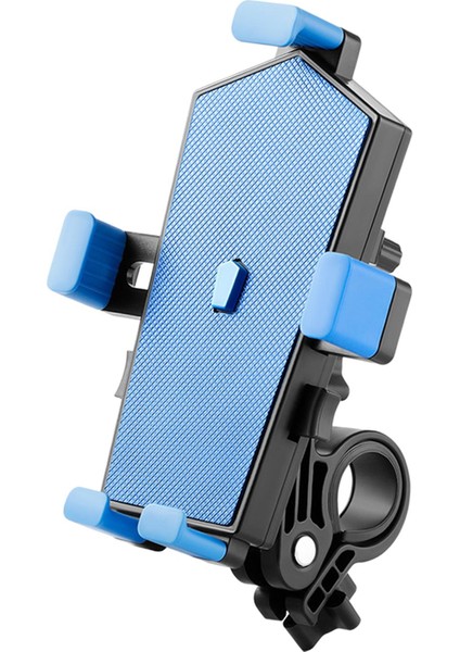 Handbar Için Cep Telefonu Tutucu Bisiklet Montajı Mavi Için Cep Telefonu Önleyici Telefon Tutucusu (Yurt Dışından)