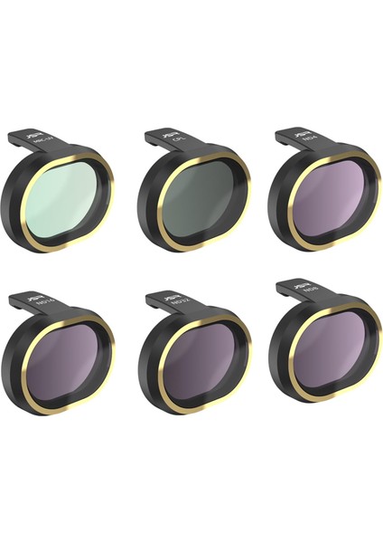 6 Adet Optik Lens Filtreleri Uv + Cpl + Nd Fimi X8 Se Aksesuarları Için (Yurt Dışından)