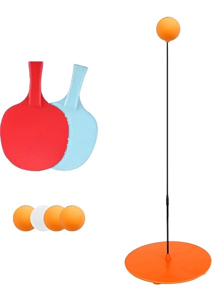 Masa Tenis Trainer Seti, El Göz Koordinasyon Uygulaması Pong Kürek Topları Seti 70CM (Yurt Dışından)