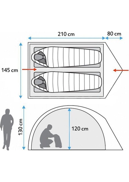 Turtle 2 Kişilik Çadır - 4 Mevsim