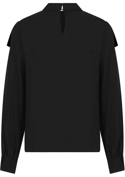 Volanlı Bluz Siyah K2233001_001 indirimleri