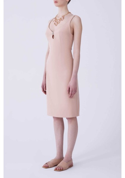 Askılı Abiye Elbise Pudra Y2111516_055 modelleri