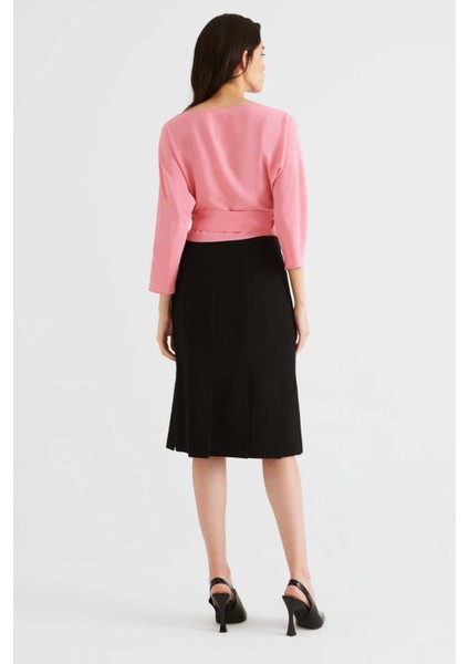 Kruvaze Bluz Pembe Y2213063_038 fiyatları