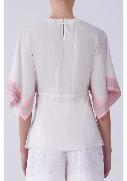 Kol ve Ön Detaylı Bluz Krem Y2113124_047 fiyatları