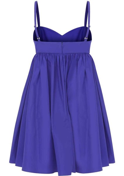 Fiyonk Detaylı Mini Tafta Saks Abiye Elbise Saks Y2311328_021 indirimleri