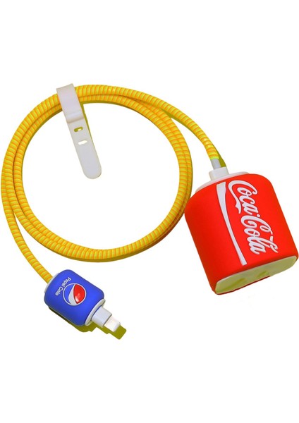 Kablolu Şarj Cihazı - Kırmızı / Mavi (Yurt Dışından)