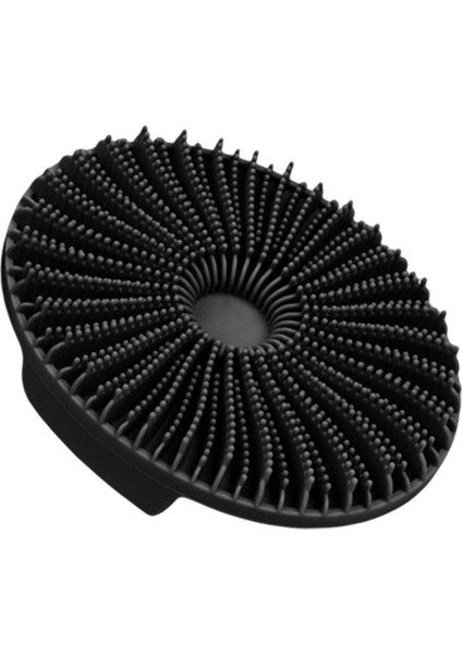 Erkekler ve Kadınlar Için Duş Fırçası Kullanımı Kolay Silikon Banyo Fırçası Siyah (Yurt Dışından)