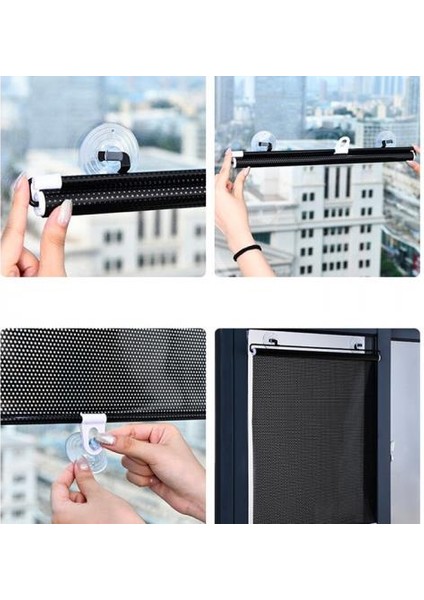 Araç Güneşlik Otomatik Geri Çekilebilir 40X125CM Araç Ön Cam Güneşlik Katlanabilir Araç Oto Ön Cam Güneşlik indirimleri