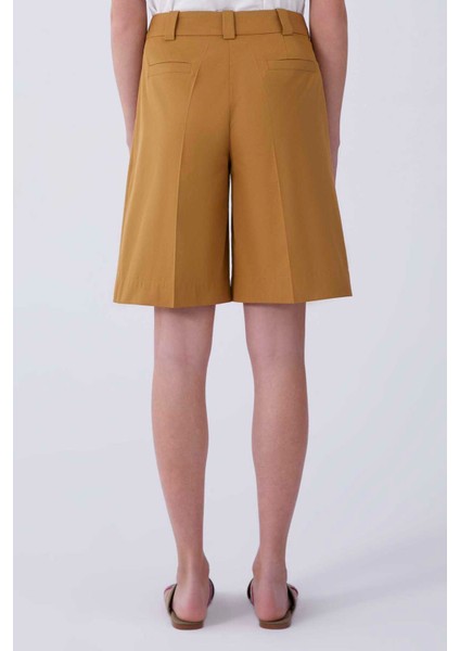 Bol Paça Bermuda Kadın Pantolon Fındık Y2112064_119 fiyatları