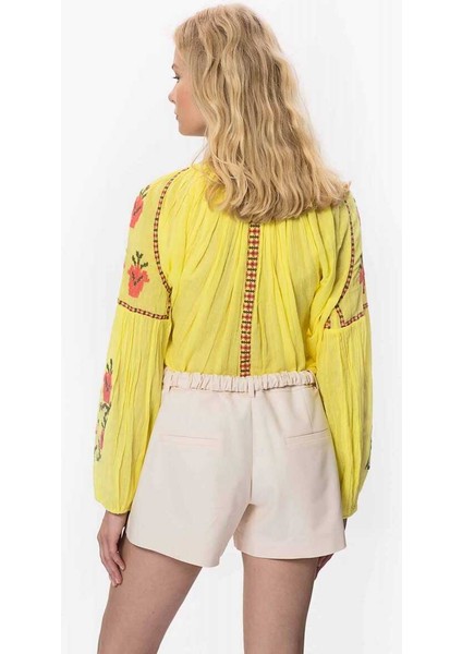 Kemerli Cep Detaaylı Şort Bej Y9912601_024 indirimleri