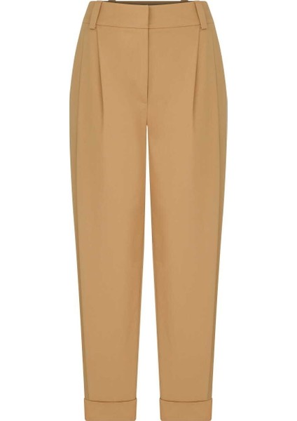 Pilleli Pantolon Kahve Y2312074_005