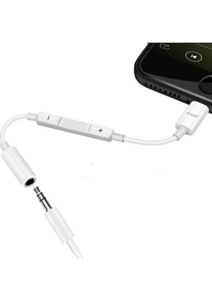 Bykz Iphoneapple Uyumlu Lightning 3.5mm Kulaklık Dönüştürücü
