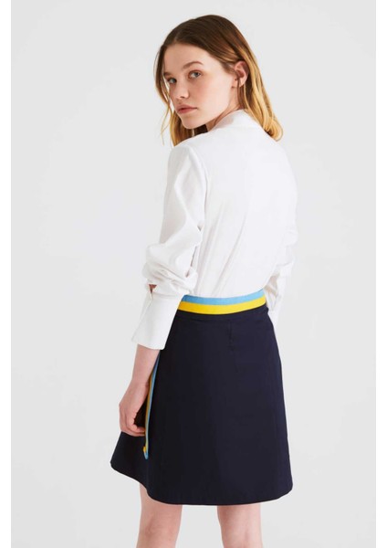 Kemerli Mini Etek Lacivert Y2215070_015 fiyatları