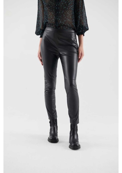 Suni Deri Pantolon Siyah K2312043_001 modelleri