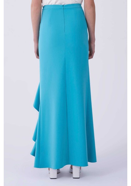 Volanlı Uzun Etek Cam Göbeği Y2115071_113 indirimleri