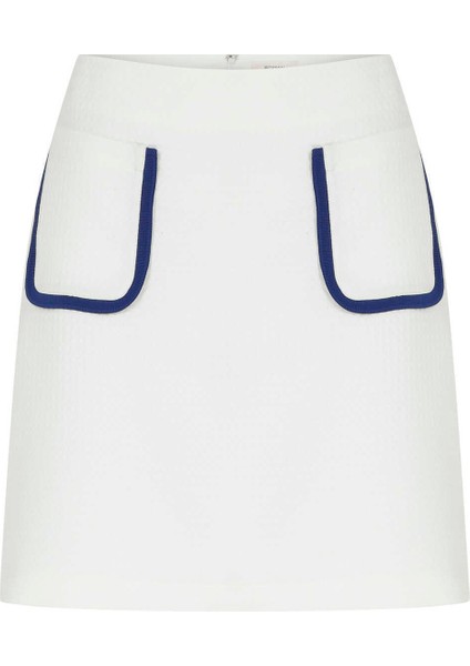 Cepli Mini Etek Beyaz Y2215064_002