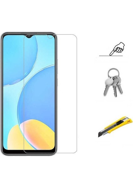 Case 4U Xiaomi Redmi 12C Tamperli Kırılmaz Cam Ekran Koruyucu Şeffaf