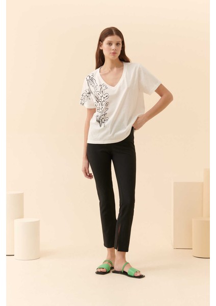 Y23 54110 T-Shirt Beyaz Y2354110_002