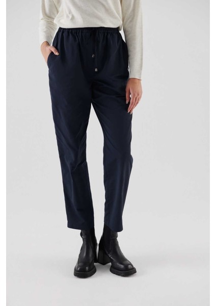 Belden Bağlamalı Pantolon Lacivert K2312085_015 modelleri