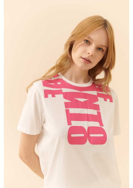 Bisiklet Yaka T-Shirt Beyaz Y2354107_002 modelleri