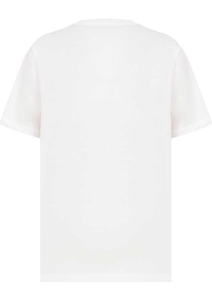 Bisiklet Yaka T-Shirt Beyaz Y2354107_002 indirimleri