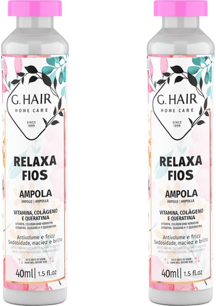 G.hair Relaxa Fios Anında Etkili Saç Bakım Ampülü 40 ml - 1 Adet