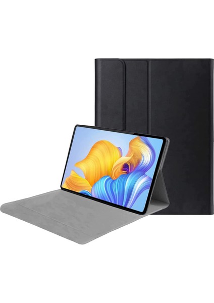 Honor Pad X8 10.1 Inch Tablet ile Uyumlu Sleeve Serisi Mıknatıs Kapak Standlı Kılıf - Siyah AL3319