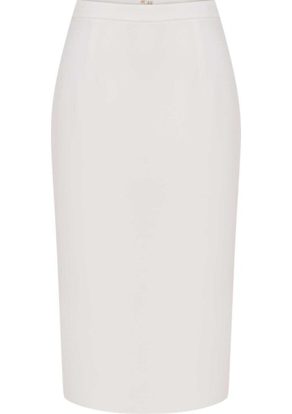 Krep Midi Etek Ekru Y2315013_049 fırsatları