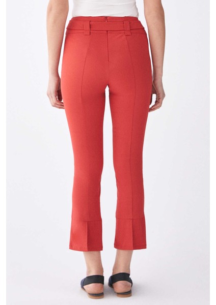 Kemer Detaylı Kadın Pantolon Kırmızı K1912047_006 fiyatları