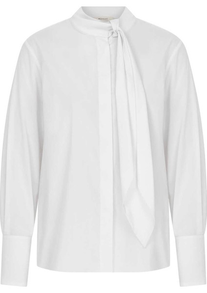 Yaka Detaylı Gömlek Beyaz Y2233504_002