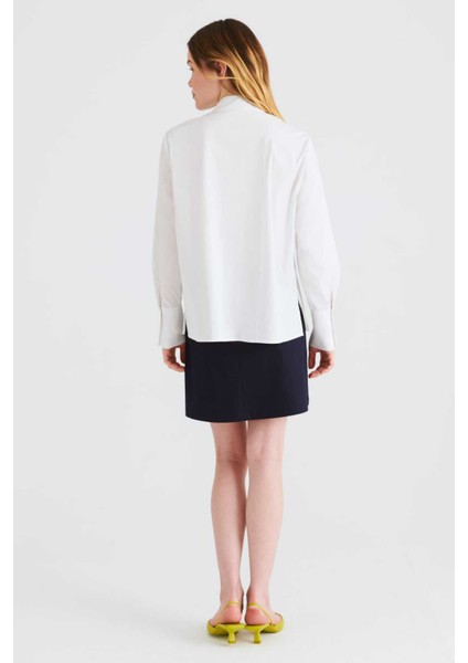 Yaka Detaylı Gömlek Beyaz Y2233504_002 fiyatları