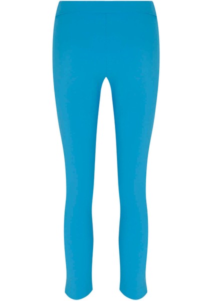 Kısa Paçalı Düğmeli Kadın Pantolon Turkuaz Y2212074_029 indirimleri