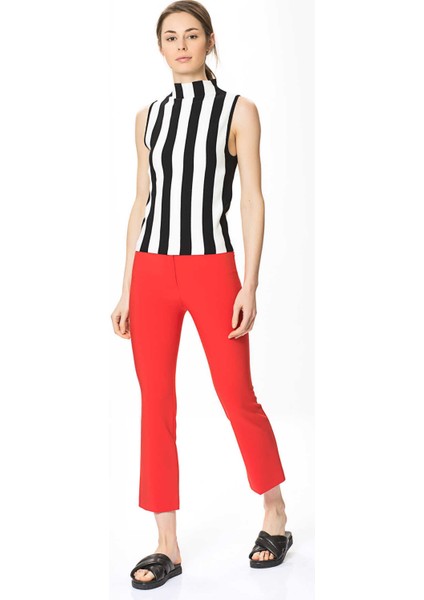 Kısa Ve Geniş Paça Pantolon Kırmızı Y9912012_006 fırsatları