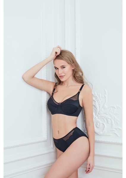 Anıl 3525 Balenli Tüllü Desteksiz Toparlayıcı Sütyen modelleri