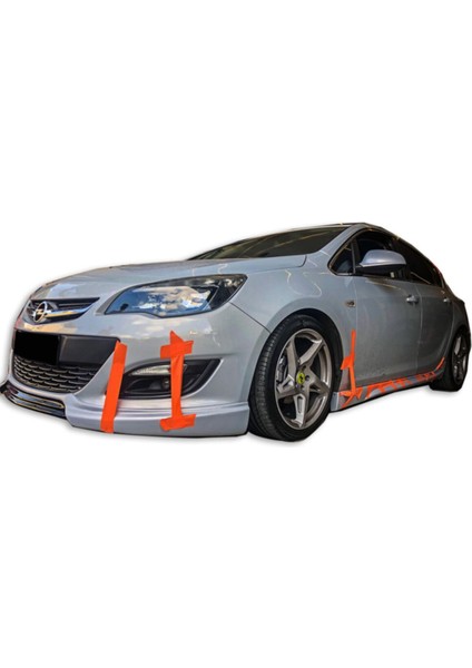 Opel Astra J Hb 2013 - 2015 Makyajlı Ön Tampon Eki (Fiber Boyalı)