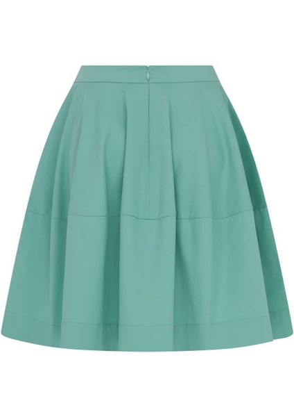 Pileli Mini Etek Yeşil Y2215051_012 indirimleri