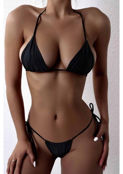 Brezilya Model Bağlamalı Bikini Altı