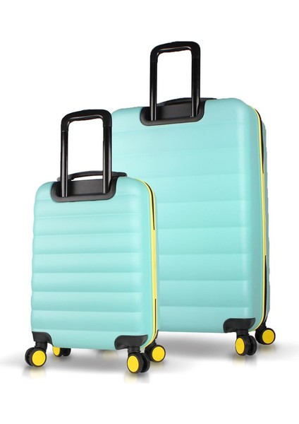 Colors Abs 2'li Valiz Seti (Kabin ve Büyük) Mint Yeşili fiyatları