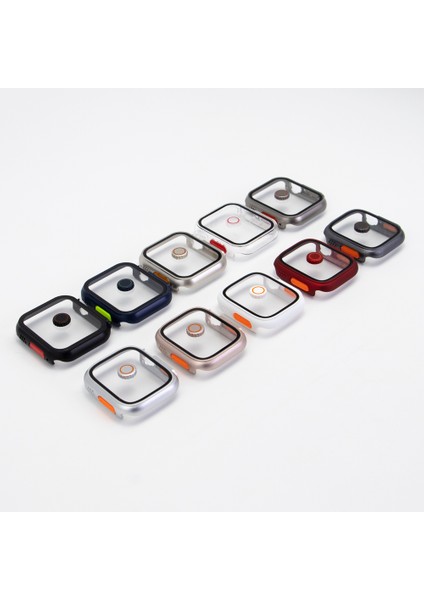 Apple Watch Ultra Yükseltme Case Pc Cam+Kılıf Su Geçirmez (45MM) Seri 7/8 Uyumlu Koruma modelleri