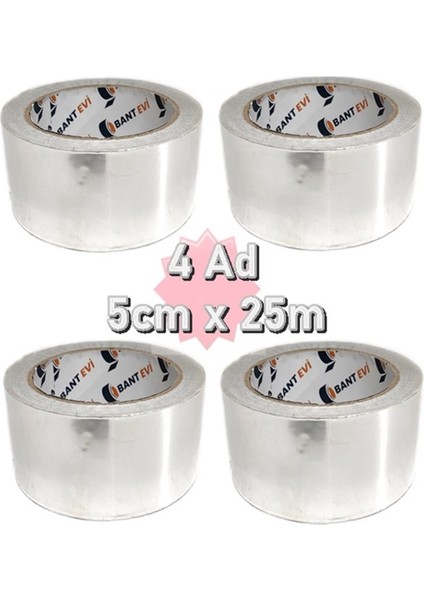 Alüminyum Folyo Bant 4 Adet 50MM Yanmaz Folyo Bant 5cm modelleri