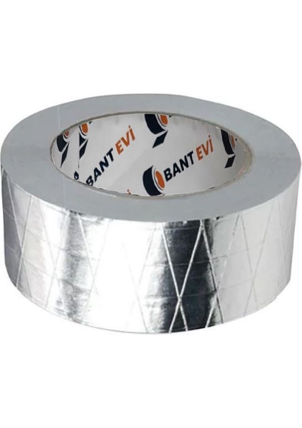 Takviyeli Alüminyum Folyo Bant 4 Adet 50MM x 25METRE Yanmaz Folyo Bant Takviyeli 5cm fiyatları