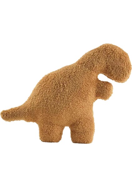 Dino Nugget Yastık Yatak Odası Dekorasyonu Dinozor Atma Yastık Doldurulmuş Hayvan Peluş 40CMX30CM (Yurt Dışından)