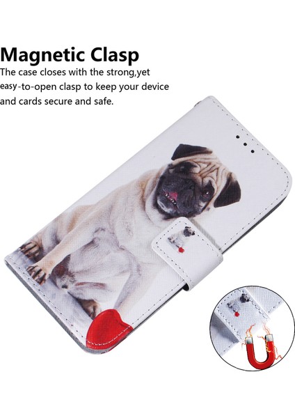 Honor X5 4g Cüzdan Stand Desen Baskı Folio Flip Pu Deri Kapak Kayış (Yurt Dışından)