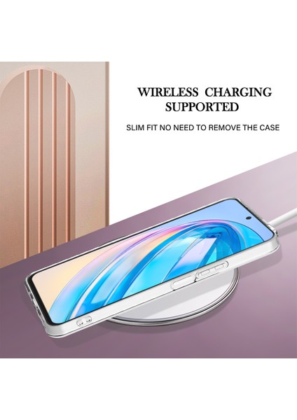 Honor X8A 4g Mermer Çiçek Deseni Imd Telefon Kılıfı Elektraplatma Tpu Bırak-Kötü Kapak (Yurt Dışından)